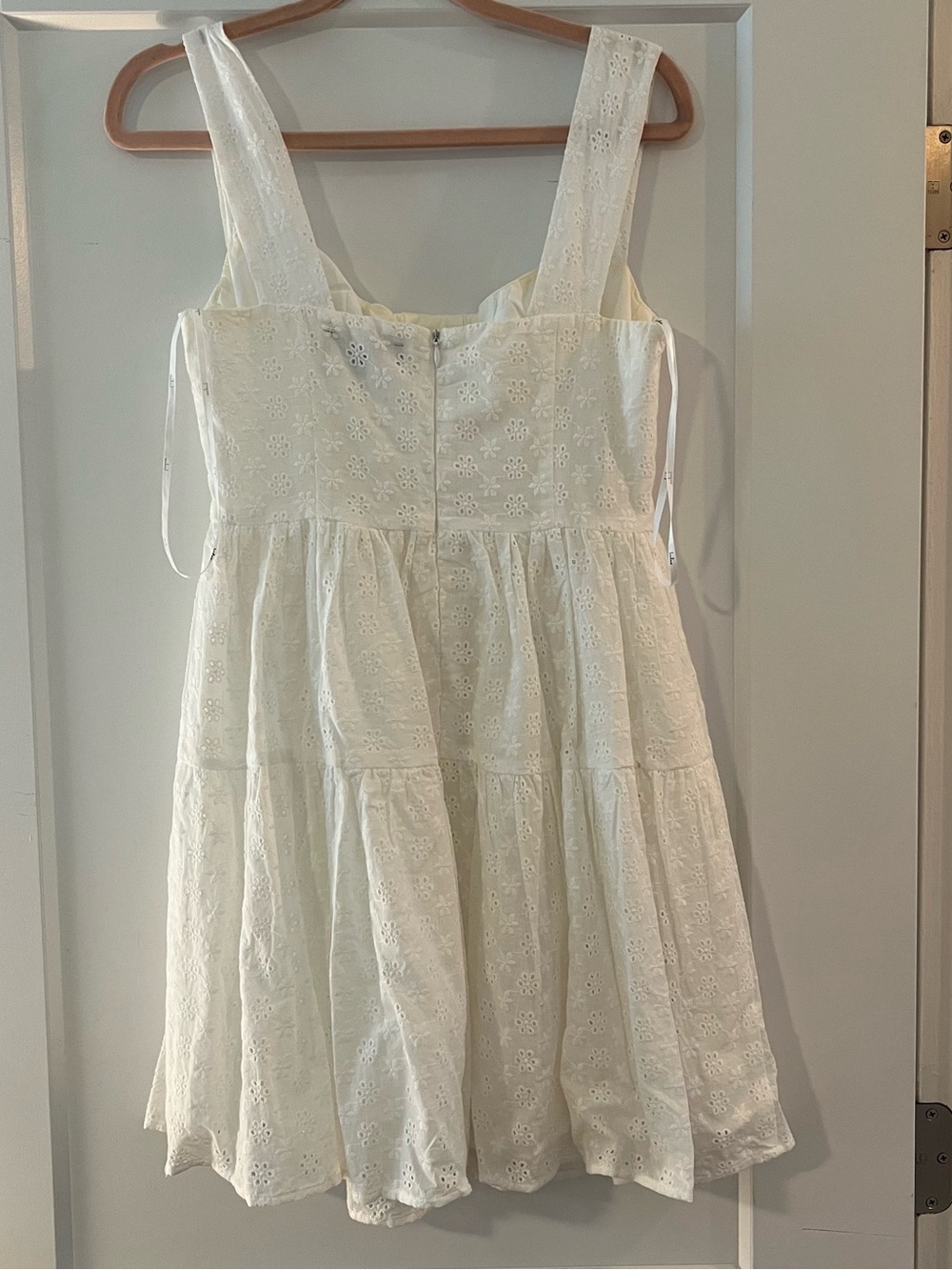 Profound Sweetness White Eyelet Bustier Mini
Dress - Picture 7 of 13